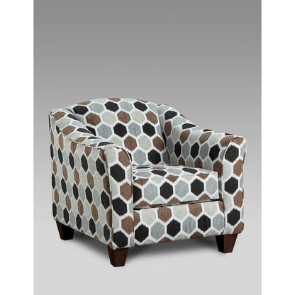 Roundhill Furniture Camero Contemporary Fabric Pillowback Accent Chair