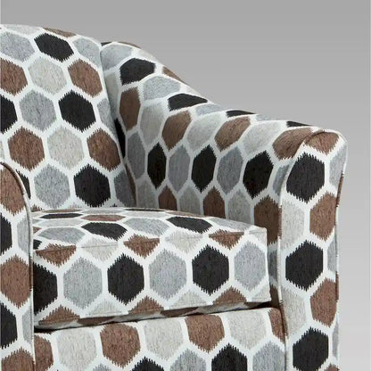 Roundhill Furniture Camero Contemporary Fabric Pillowback Accent Chair
