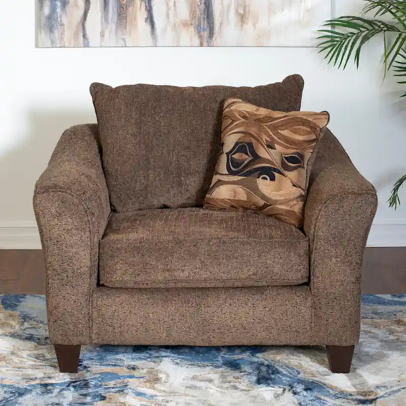 Roundhill Furniture Camero Contemporary Fabric Pillowback Accent Chair