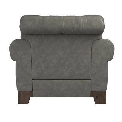 Greenwich Tufted Scroll Arm Nailhead Chesterfield Chair by iNSPIRE Q Artisan