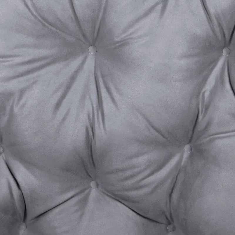 Klear Vu Solid Micro Suede Thick and Fluffy Replacement Papasan Chair Cushion