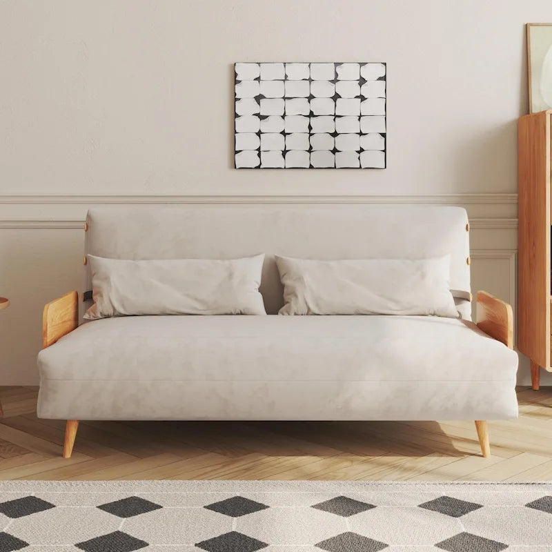 JASIWAY 59.1 Modern Upholstered Sofa Bed