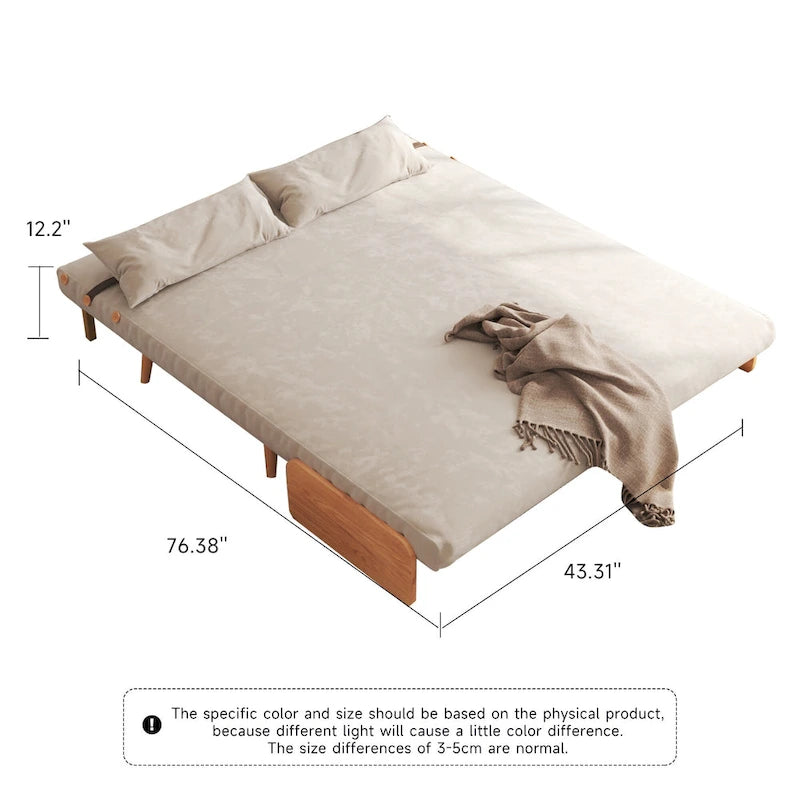 JASIWAY 59.1 Modern Upholstered Sofa Bed