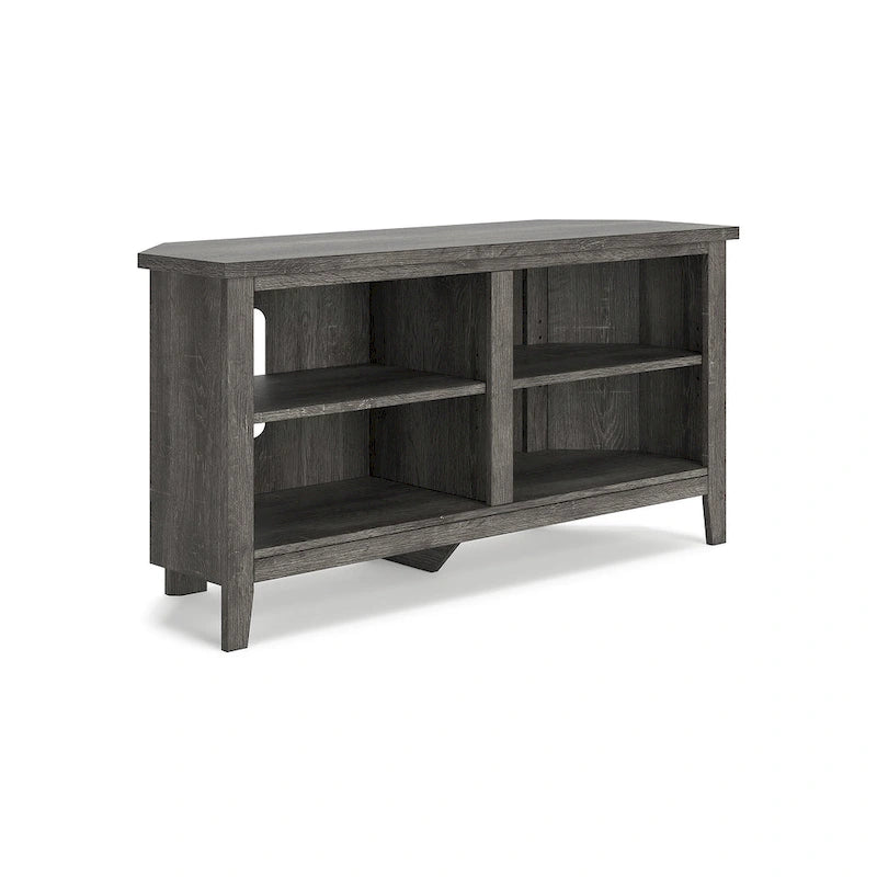 Signature Design by Ashley Arlenbry Gray Corner TV Stand