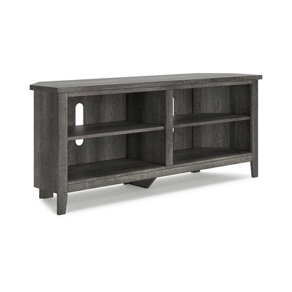 Signature Design by Ashley Arlenbry Gray Corner TV Stand