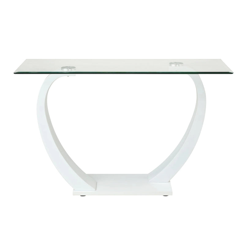 Cres Glam Glasstop 3-Piece Coffee Table Set by Furniture of America