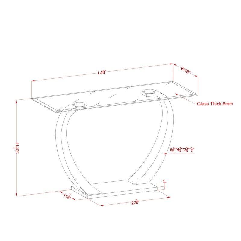 Cres Glam Glasstop 3-Piece Coffee Table Set by Furniture of America
