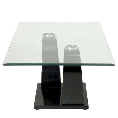 Cres Glam Glasstop 3-Piece Coffee Table Set by Furniture of America