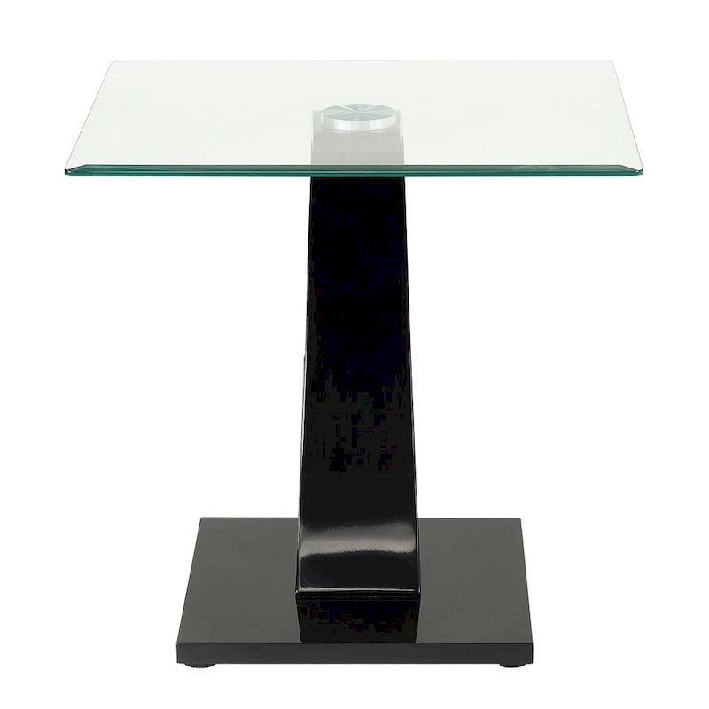 Cres Glam Glasstop 3-Piece Coffee Table Set by Furniture of America