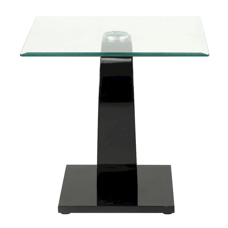 Cres Glam Glasstop 3-Piece Coffee Table Set by Furniture of America