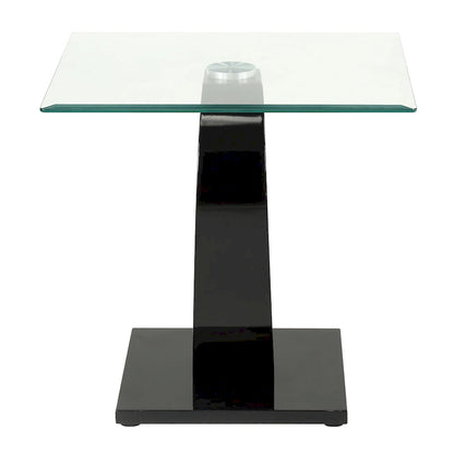 Cres Glam Glasstop 3-Piece Coffee Table Set by Furniture of America