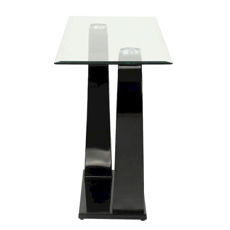 Cres Glam Glasstop 3-Piece Coffee Table Set by Furniture of America