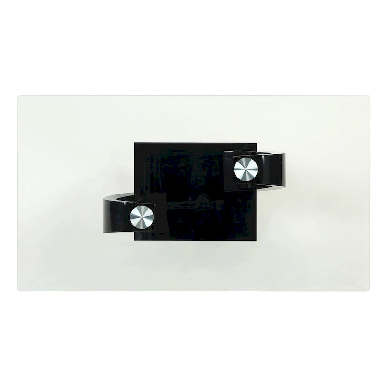 Cres Glam Glasstop 3-Piece Coffee Table Set by Furniture of America