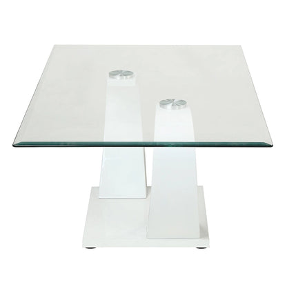 Cres Glam Glasstop 3-Piece Coffee Table Set by Furniture of America