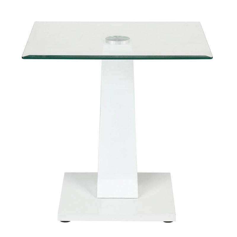 Cres Glam Glasstop 3-Piece Coffee Table Set by Furniture of America