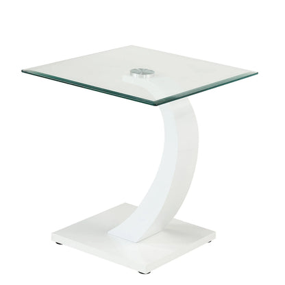 Cres Glam Glasstop 3-Piece Coffee Table Set by Furniture of America