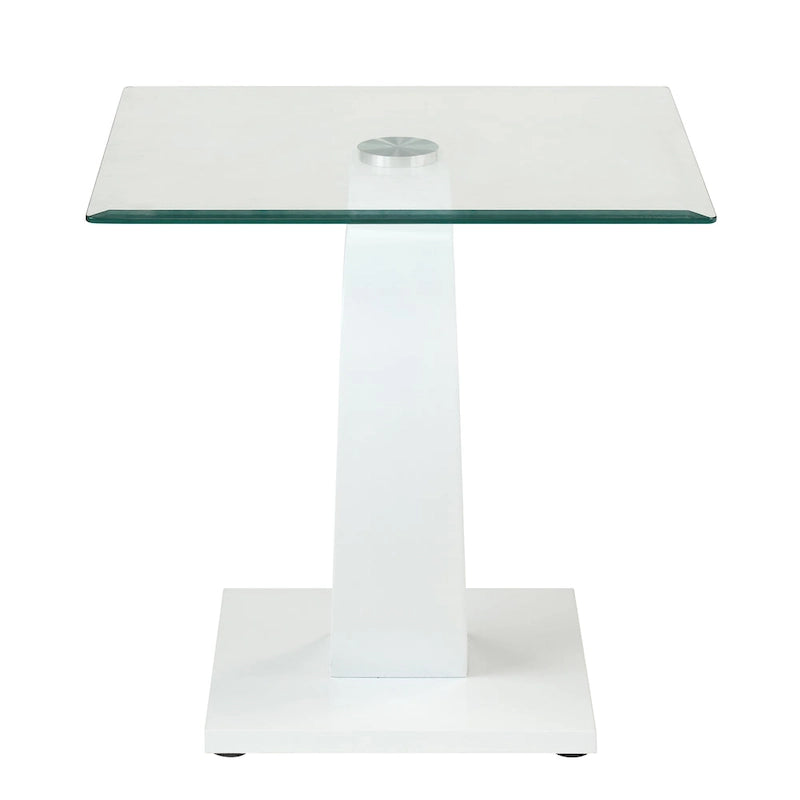 Cres Glam Glasstop 3-Piece Coffee Table Set by Furniture of America