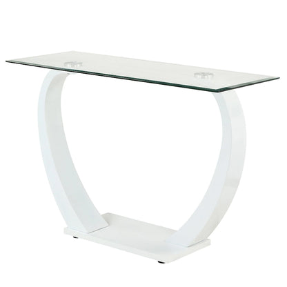 Cres Glam Glasstop 3-Piece Coffee Table Set by Furniture of America