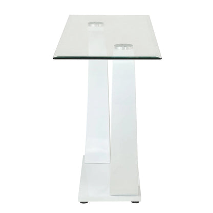 Cres Glam Glasstop 3-Piece Coffee Table Set by Furniture of America