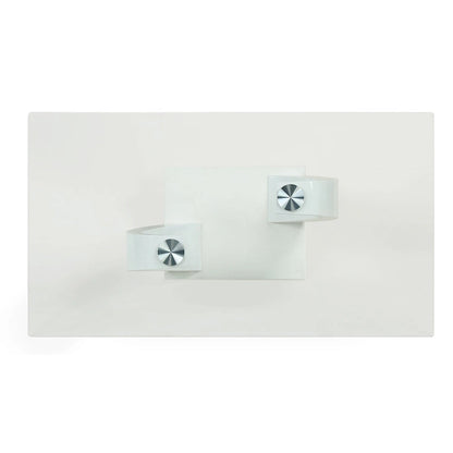 Cres Glam Glasstop 3-Piece Coffee Table Set by Furniture of America