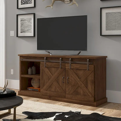 The Gray Barn Sycamore Rise Farmhouse Wood 66-inch TV Console