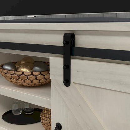 The Gray Barn Sycamore Rise Farmhouse Wood 66-inch TV Console