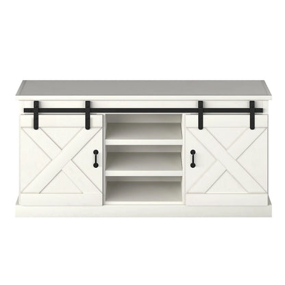 The Gray Barn Sycamore Rise Farmhouse Wood 66-inch TV Console