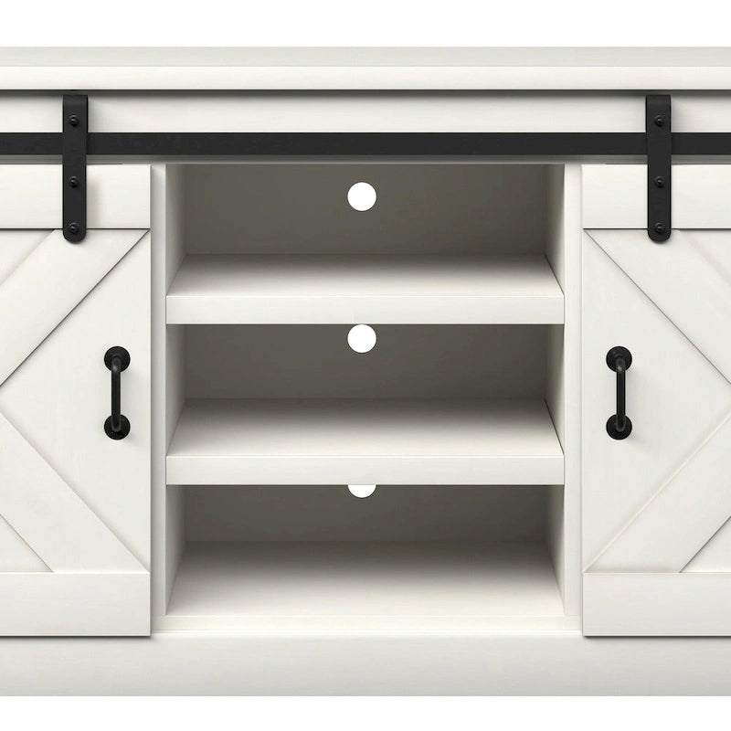 The Gray Barn Sycamore Rise Farmhouse Wood 66-inch TV Console