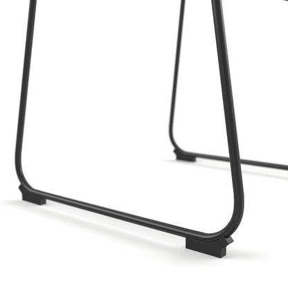 Petra Vegan Leather Side Chairs with Black Legs (Set of 2)