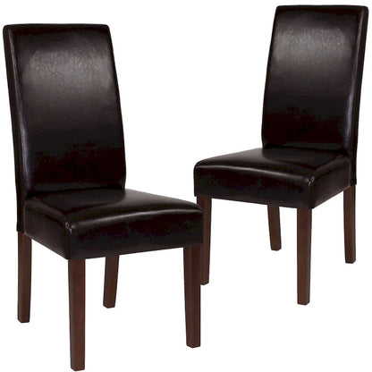Upholstered Wood Parsons Chair (Set of 2) - 19W x 21.5D x 40H