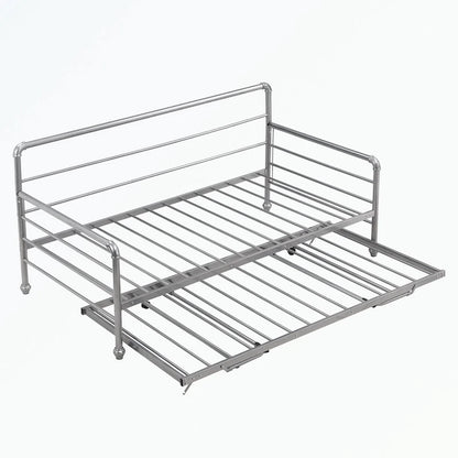Twin Size Daybed with Adjustable Trundle