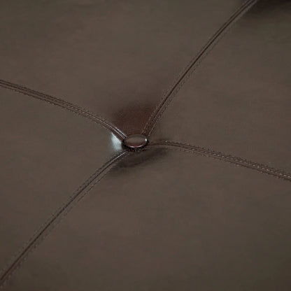 Darlington Espresso Bonded Leather Ottoman by Christopher Knight Home