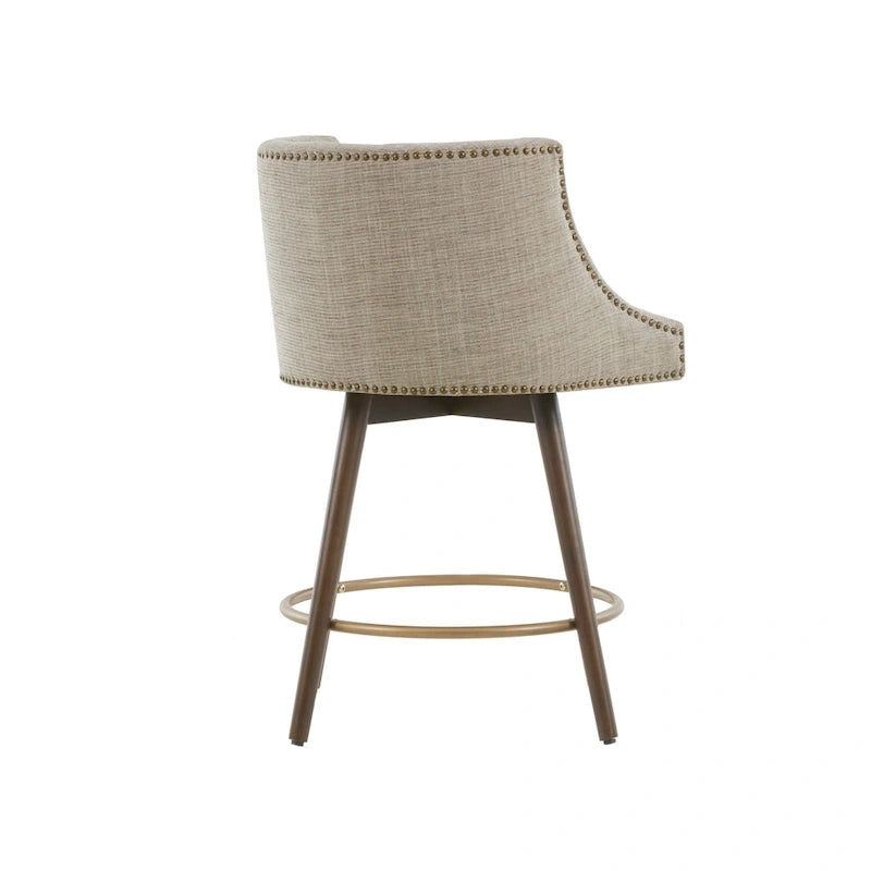 Madison Park Quarry Swivel Counter Stool