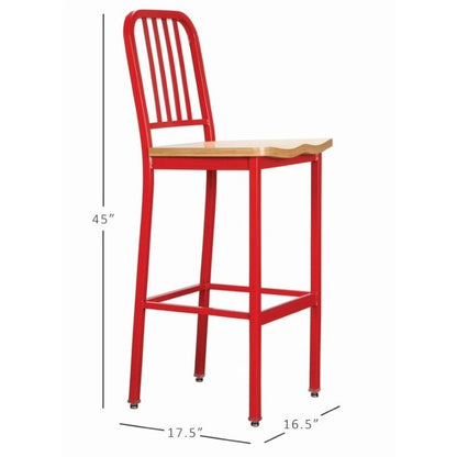 Crane Metal Barstool (Set of 2)