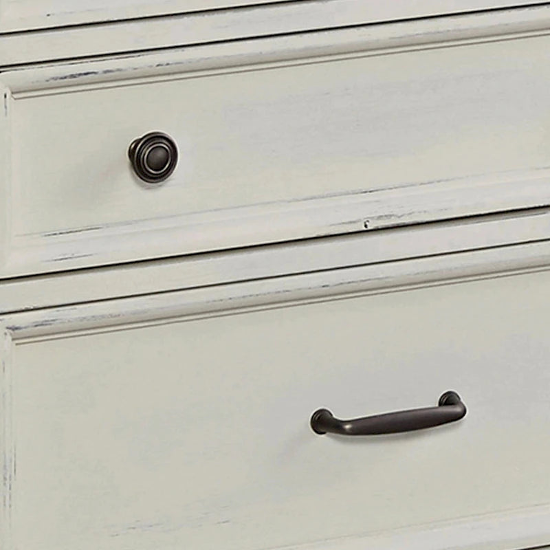 Homestyles Seaside Lodge Off-White Dresser with 8 Drawers