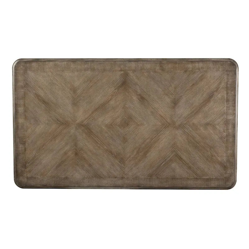 Magnolia Manor Antique White Weathered Bark Gathering Table