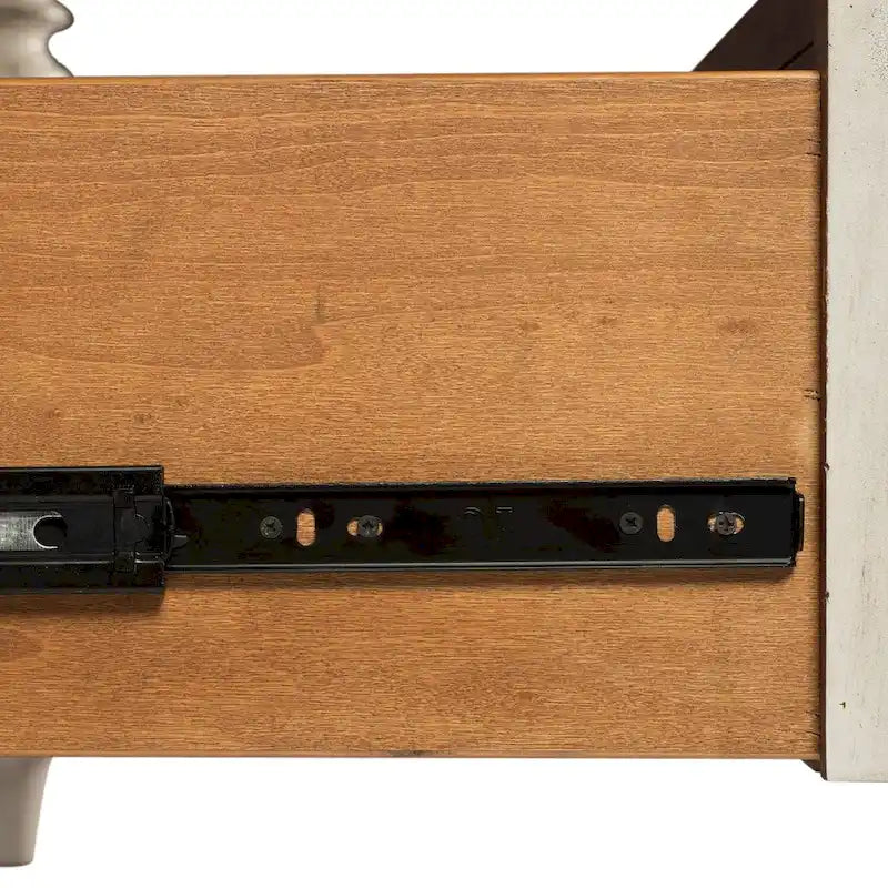 Magnolia Manor Antique White Weathered Bark Gathering Table