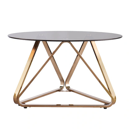 SEI Furniture Sawtelle Contemporary Champagne Glass Coffee Table