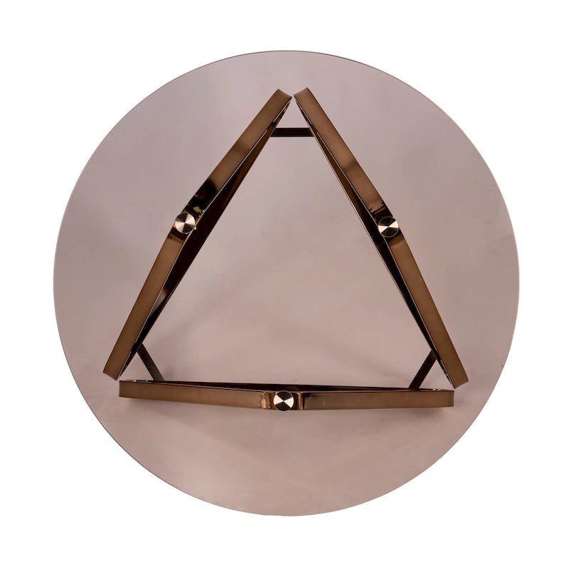 SEI Furniture Sawtelle Contemporary Champagne Glass Coffee Table