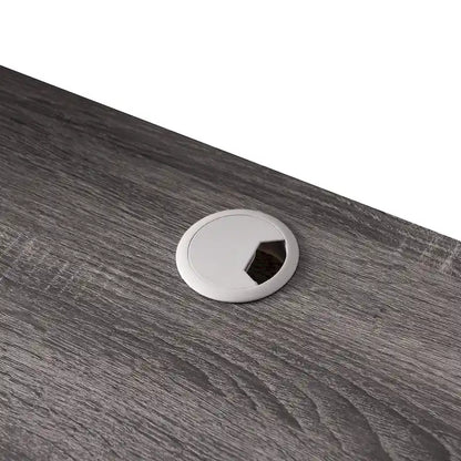 DH BASIC Wall-Mounted Gray 60 Open Shelf TV Console by Denhour