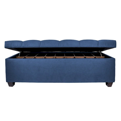 MJL Furniture-Sole Secret Obsession Diamond-tufted Shoe Storage Bench