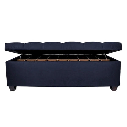 MJL Furniture-Sole Secret Obsession Diamond-tufted Shoe Storage Bench