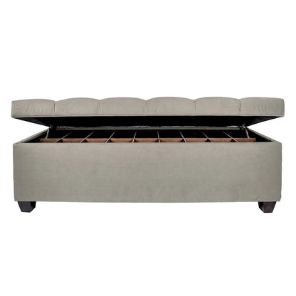 MJL Furniture-Sole Secret Obsession Diamond-tufted Shoe Storage Bench