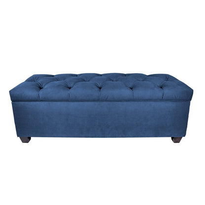 MJL Furniture-Sole Secret Obsession Diamond-tufted Shoe Storage Bench