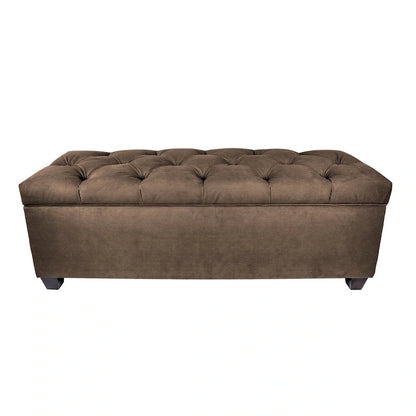 MJL Furniture-Sole Secret Obsession Diamond-tufted Shoe Storage Bench