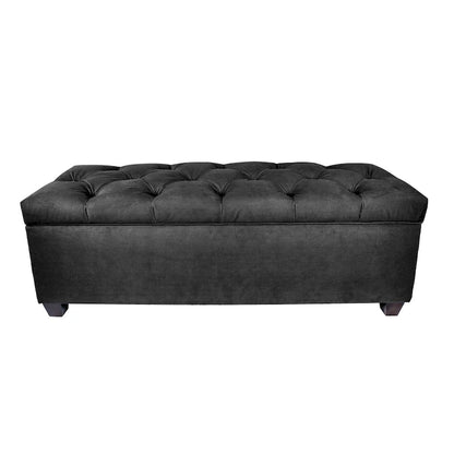 MJL Furniture-Sole Secret Obsession Diamond-tufted Shoe Storage Bench