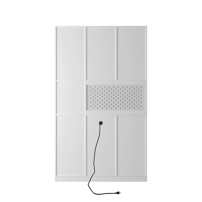 74 Freestanding Kitchen Pantry Cabinet Cupboard with 6 Doors,3 Shelves and 2 Drawer, Laundry Room Storage