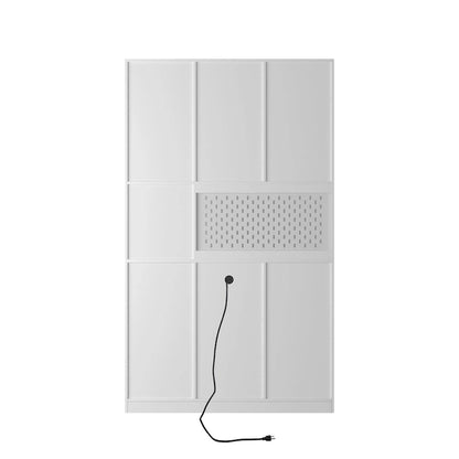 74 Freestanding Kitchen Pantry Cabinet Cupboard with 6 Doors,3 Shelves and 2 Drawer, Laundry Room Storage