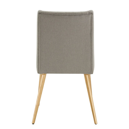 Jose Gold Finish Fabric Dining Chair (Set of 2) by iNSPIRE Q Modern