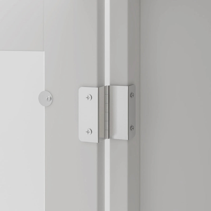 Buffet Cabinet w Hutch Kitchen Pantry Storage Cabinet White Sideboard